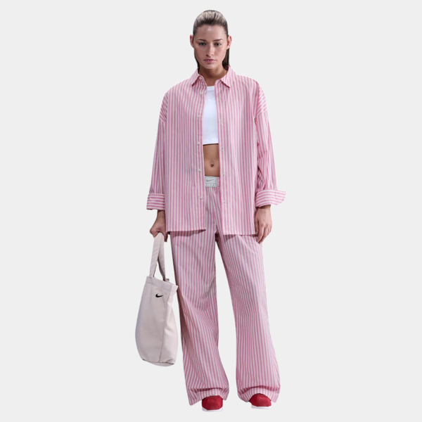 Изображение РУБАШКА W NSW STRIPE PPLN BTTN UP